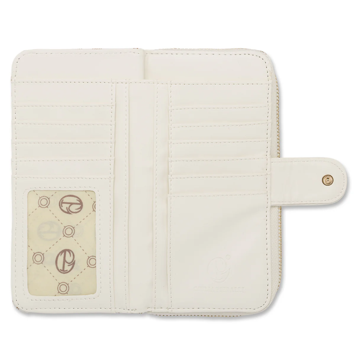 Portafoglio bianco da Donna con stampa monogram Giulia Pieralli - Image 3