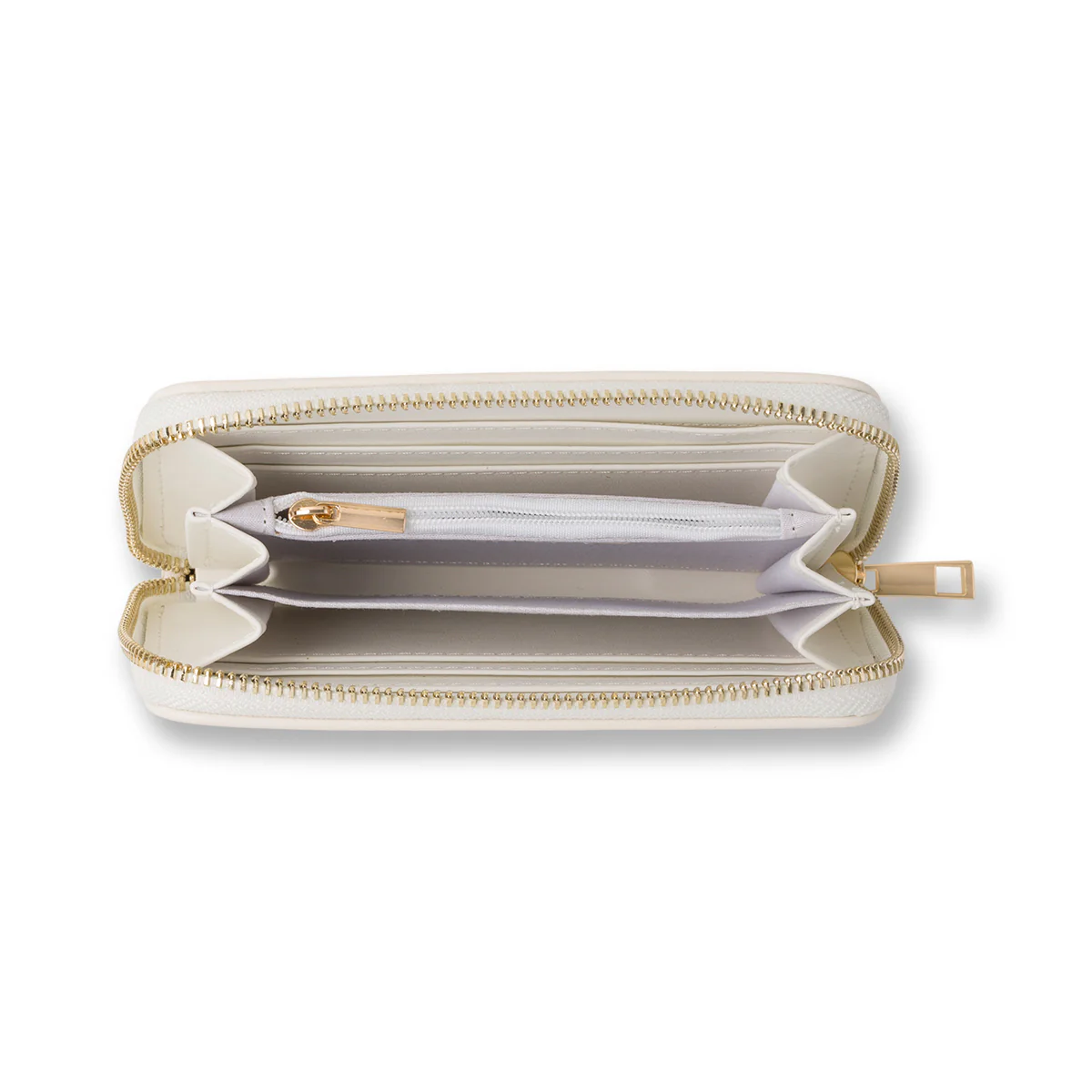 Portafoglio bianco off-white da donna Lora Ferres - Image 3