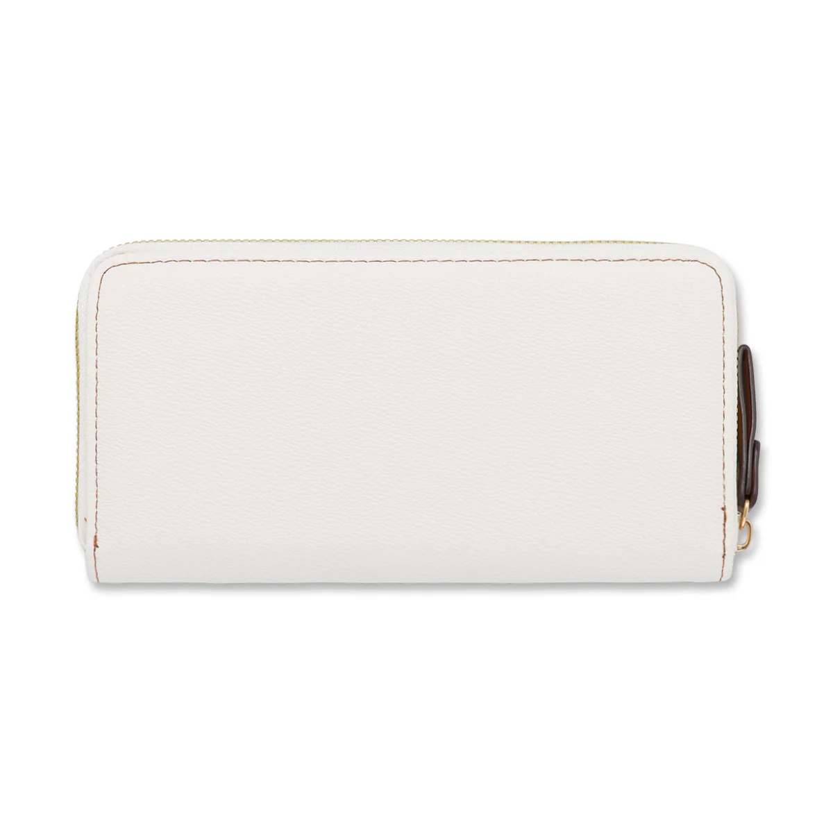 Portafoglio da donna bianco off-white con dettaglio marrone Swish Jeans - Image 2