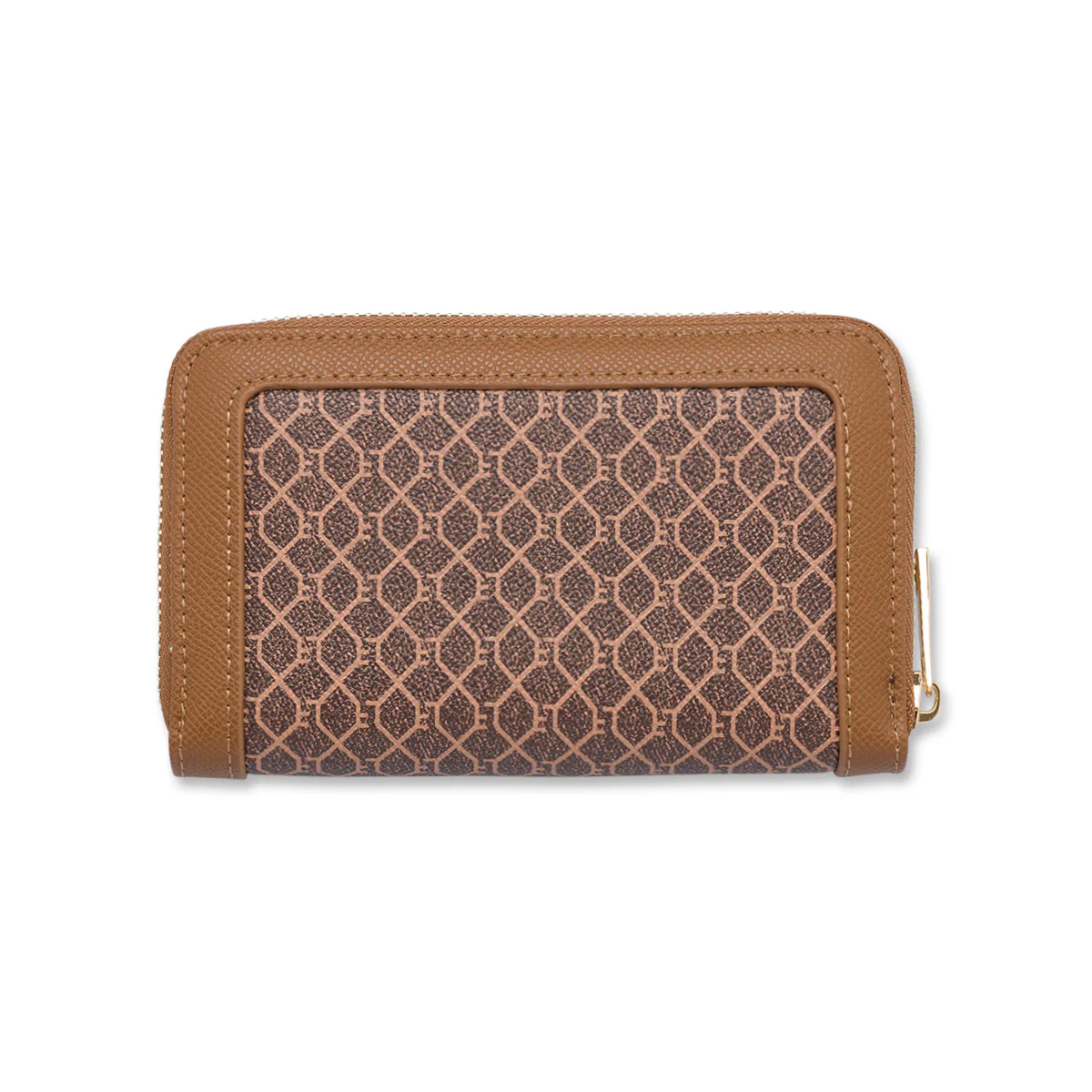 Portafoglio da donna Lora Ferres marrone con logo - Image 2