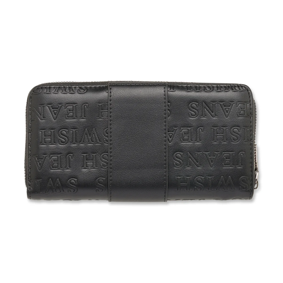 Portafoglio da donna nero con dettaglio logo Swish Jeans - Image 2