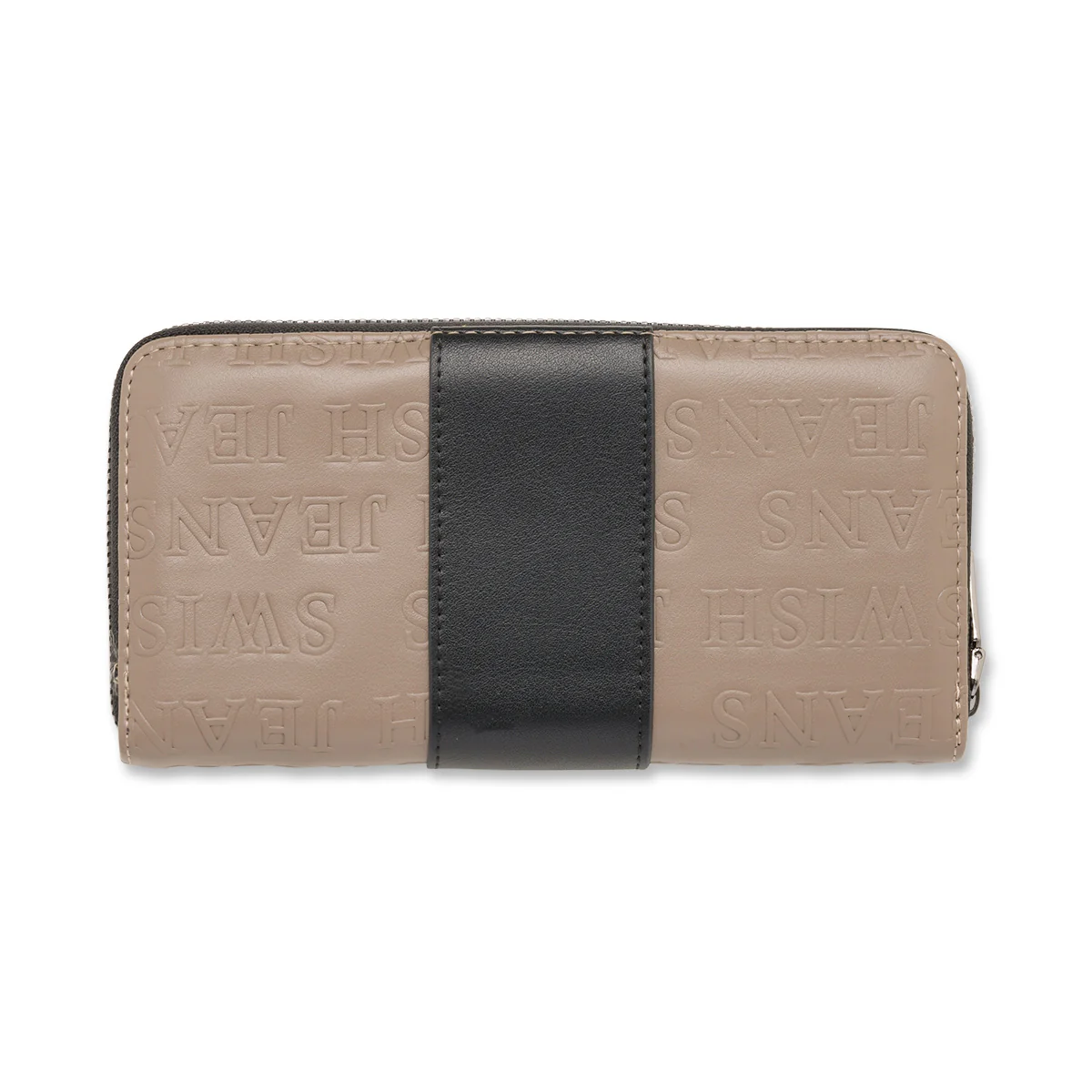 Portafoglio da donna taupe con dettaglio logo Swish Jeans - Image 2