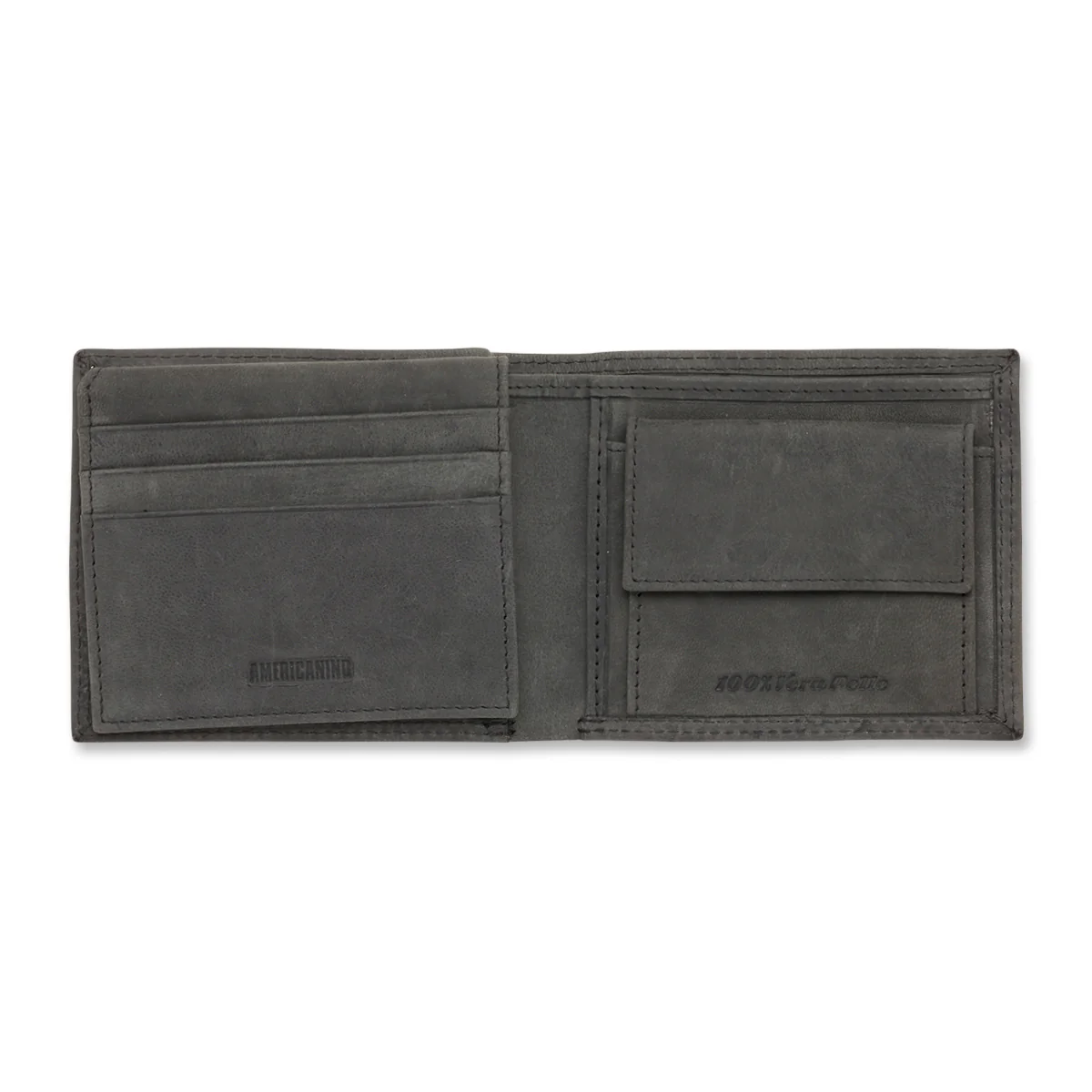 Portafoglio da uomo in pelle nero Americanino - Image 3