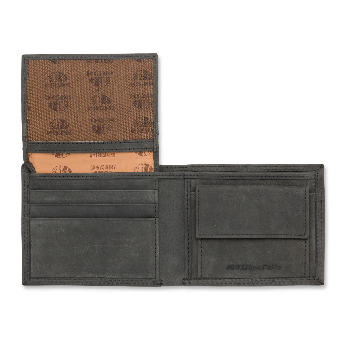 Portafoglio da uomo in pelle nero Americanino - Image 4