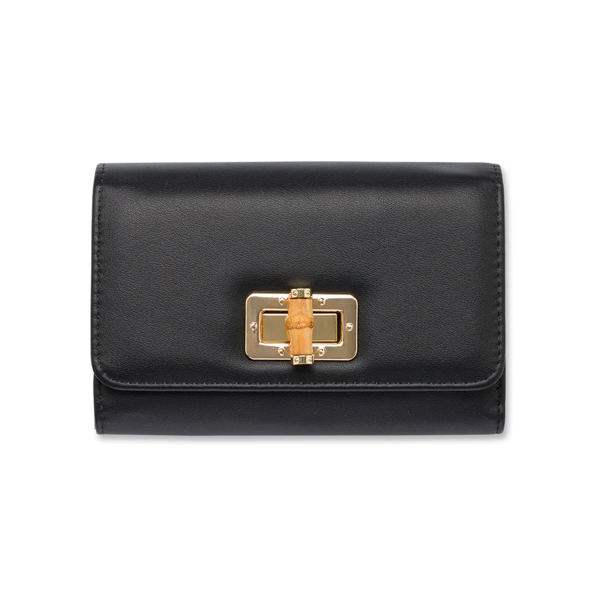 Portafoglio nero da donna con logo Romeo Gigli Milano Misty