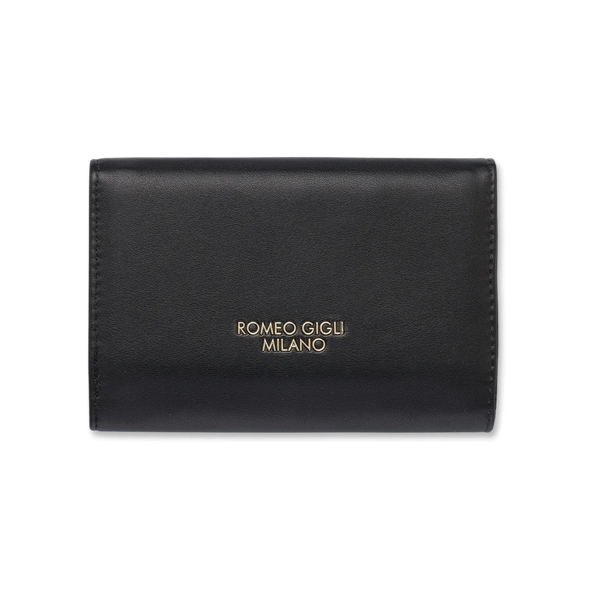 Portafoglio nero da donna con logo Romeo Gigli Milano Misty - Image 2