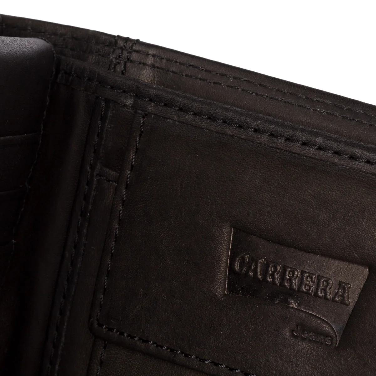 Portafoglio nero in pelle da uomo Carrera Jeans Howlett - Image 5
