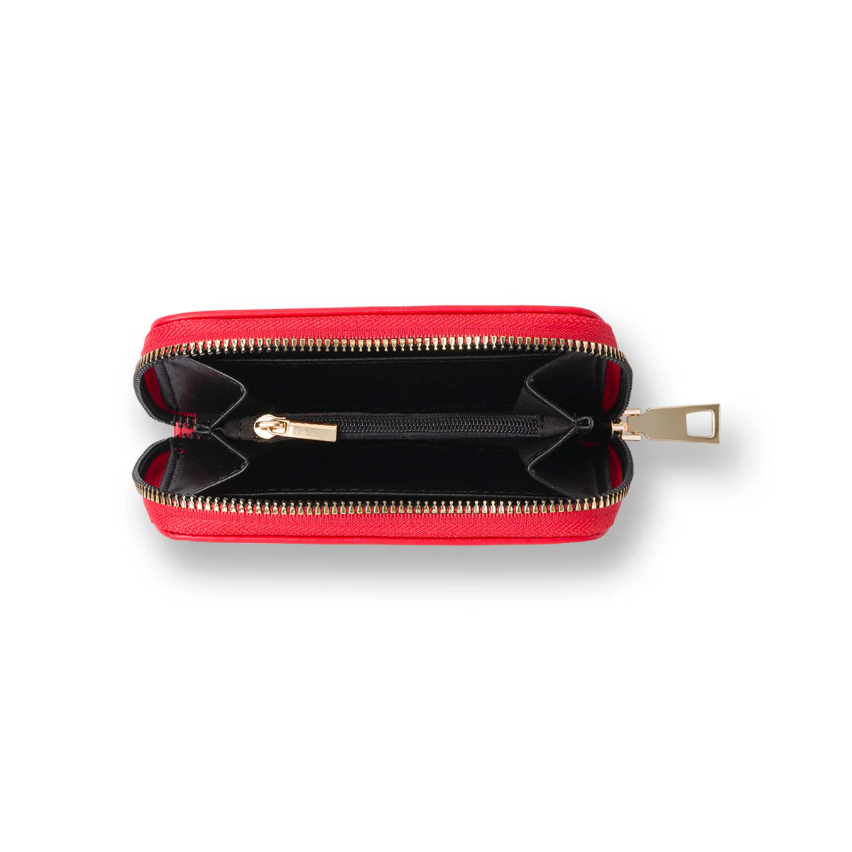 Portafoglio rosso da Donna con zip e logo Swish Jeans - Image 3
