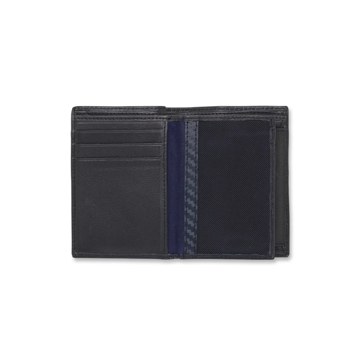 Portafoglio verticale da Uomo Blu con inserto portamonete Jaguar - Image 3