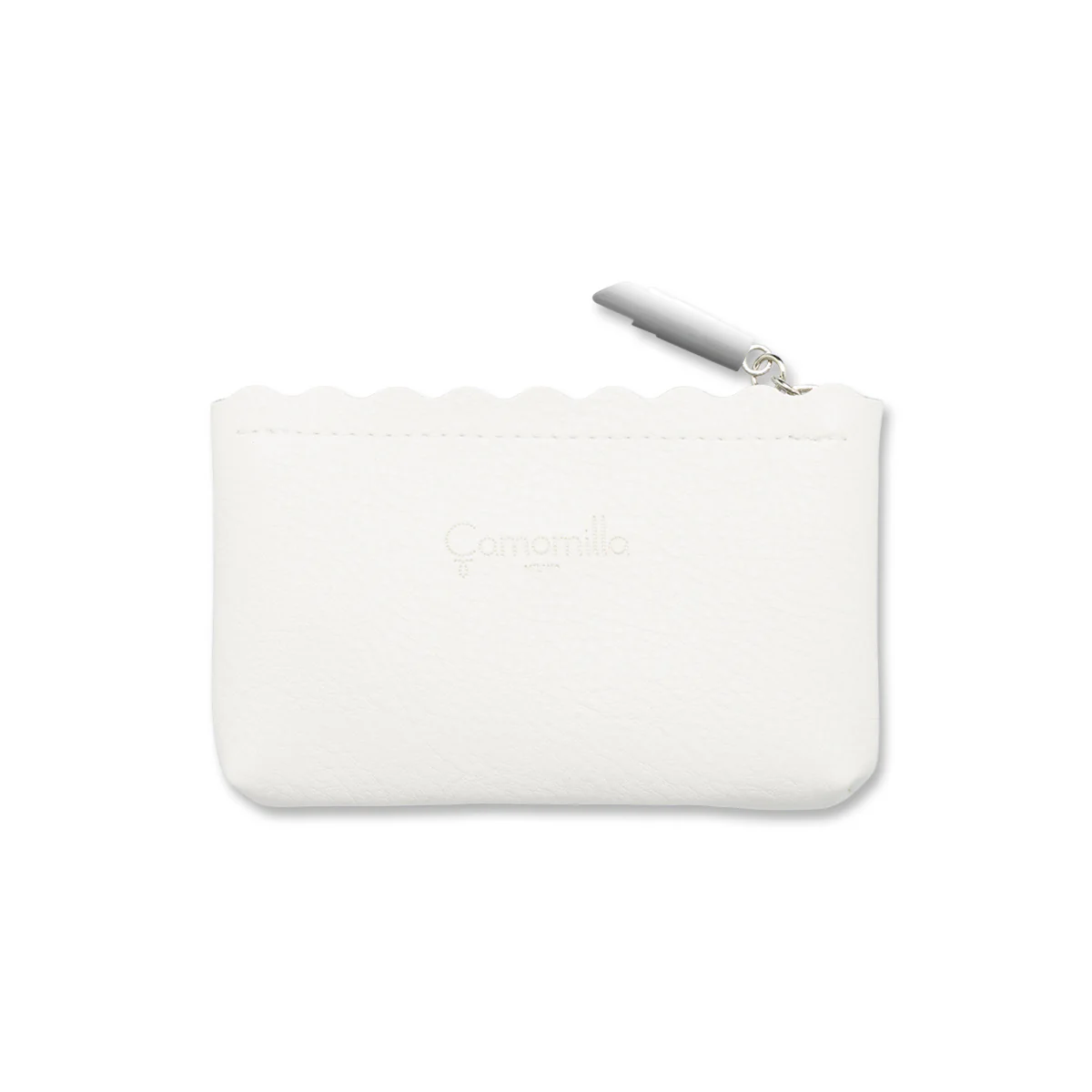 Portamonete bianco da donna con chiusura a zip Camomilla Milano - Image 2