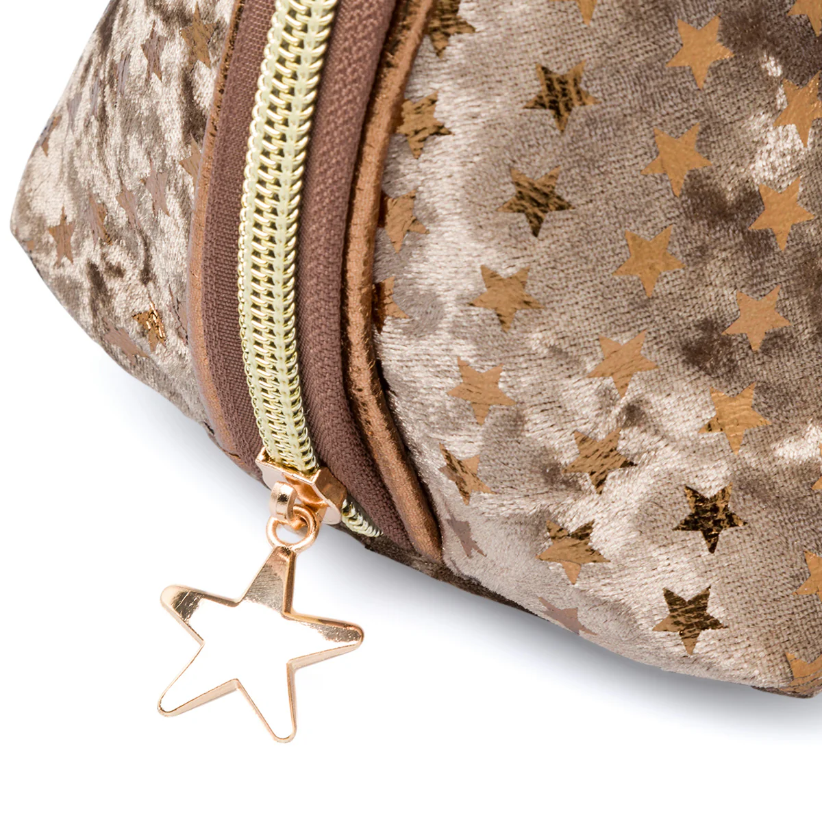 Pouch oro e grigio da donna con chiusura a zip Camomilla Milano - Image 4