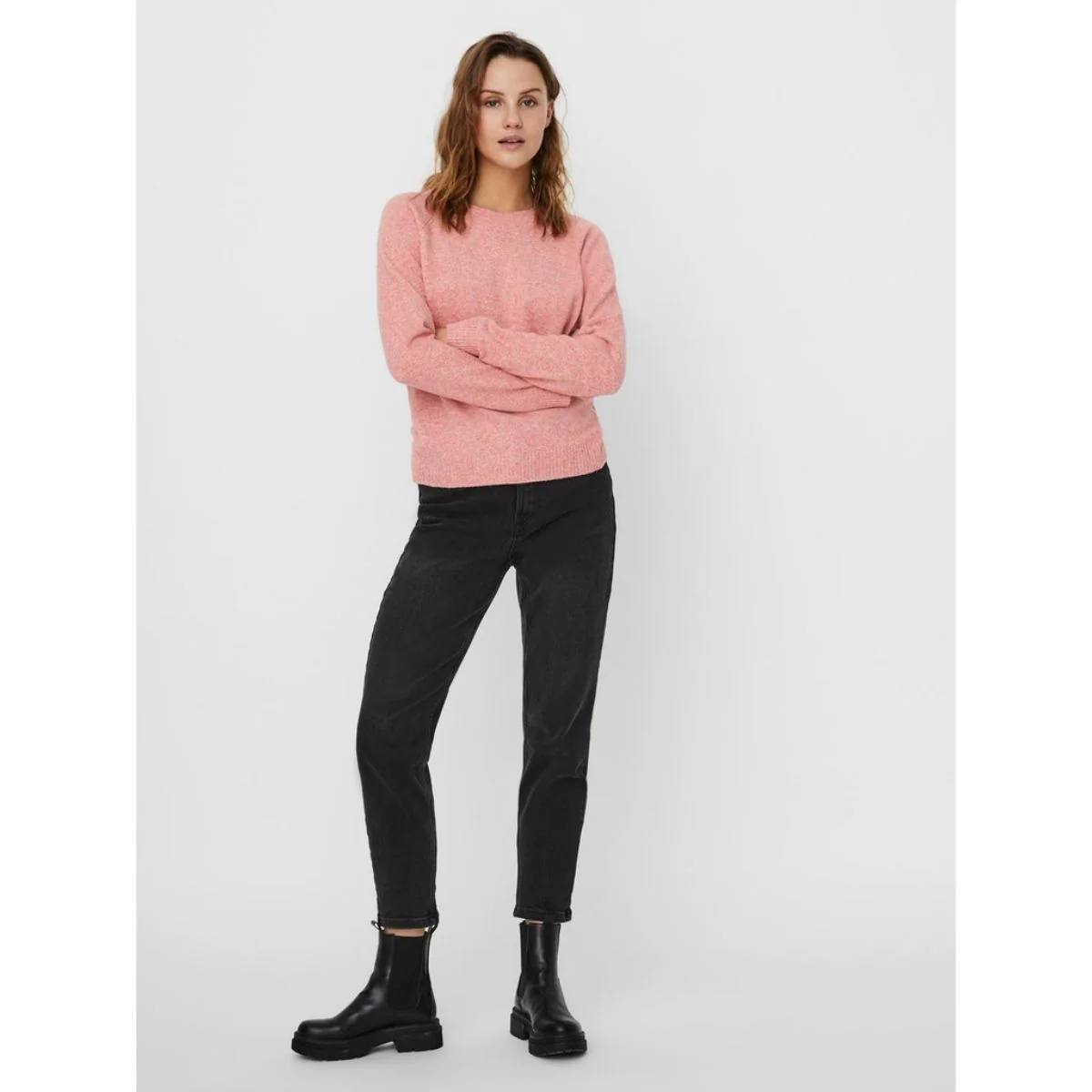 Pullover corallo da donna Vero Moda - Image 2