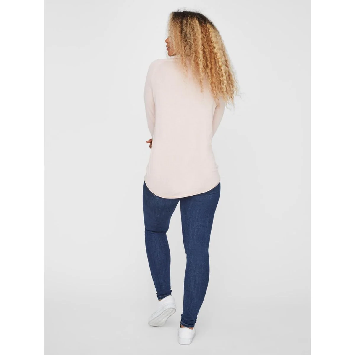 Pullover girocollo rosa da donna Vero Moda - Image 3