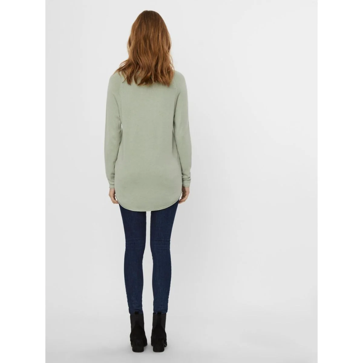 Pullover girocollo verde da donna Vero Moda - Image 3