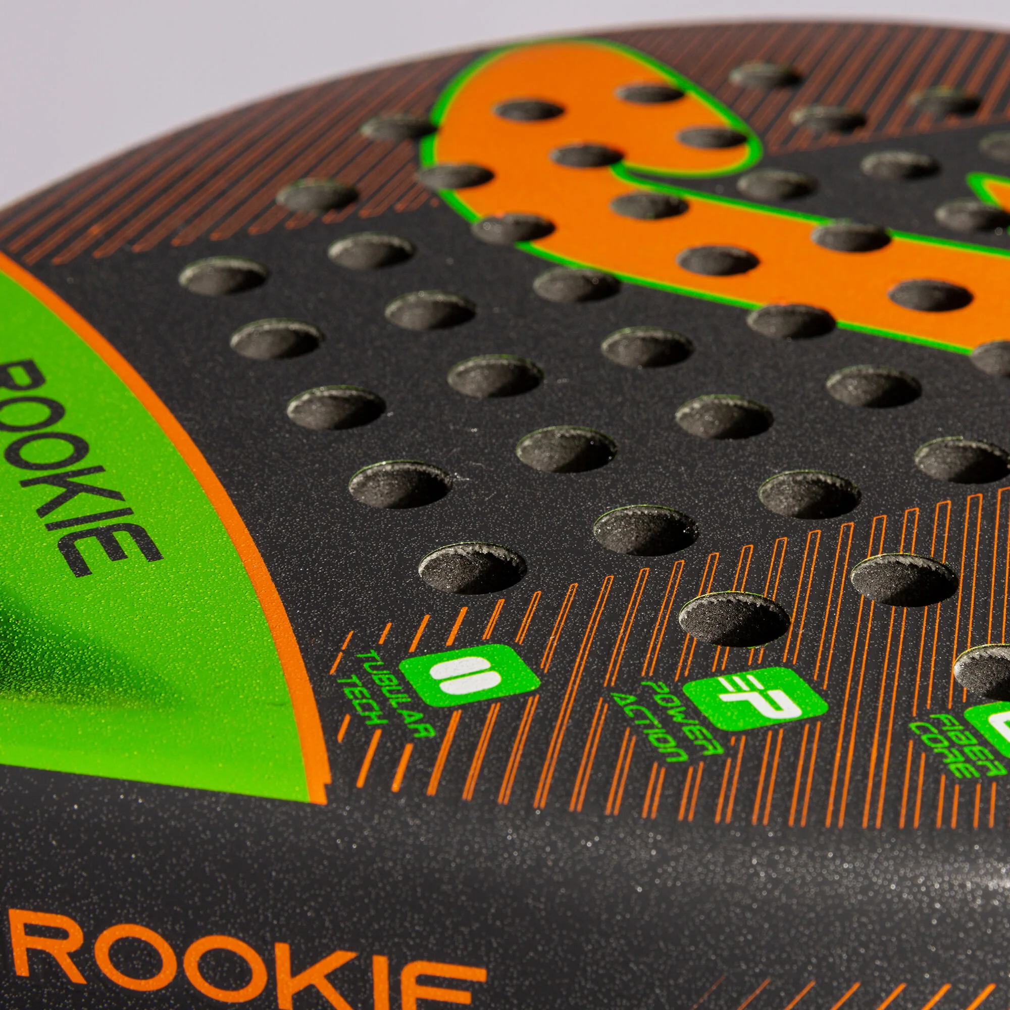 Racchetta da padel arancione, nera e verde Joma Rookie - Image 6