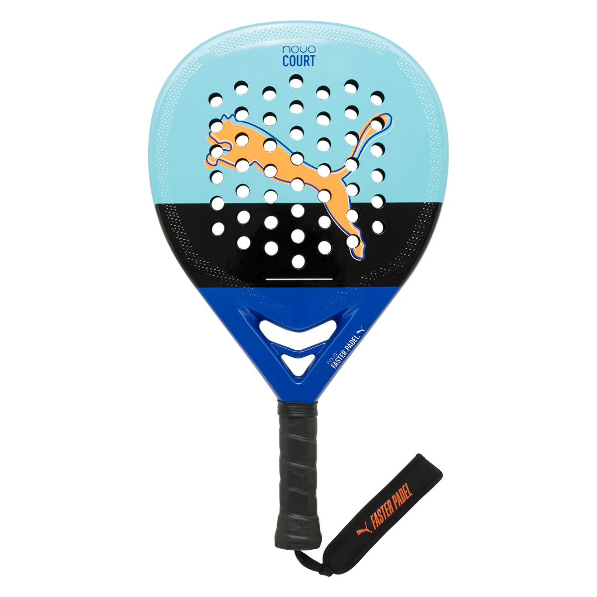 Racchetta da Padel NOVA PADEL COURT Azzurra con struttura resistente Puma