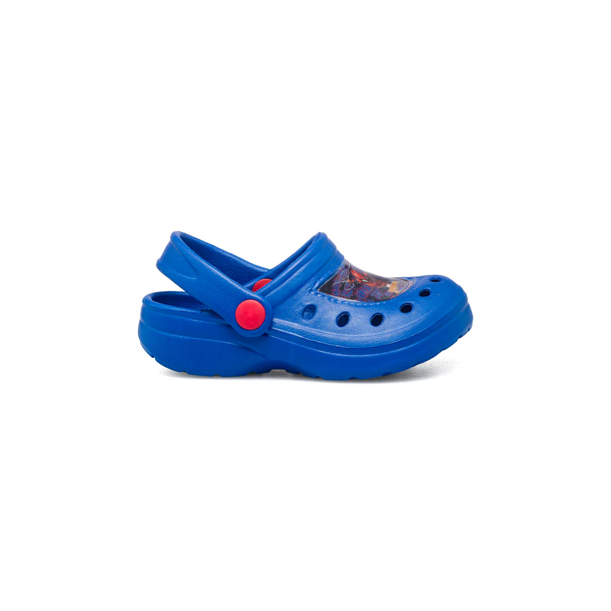 Sabot blu da bambino con stampa Spiderman
