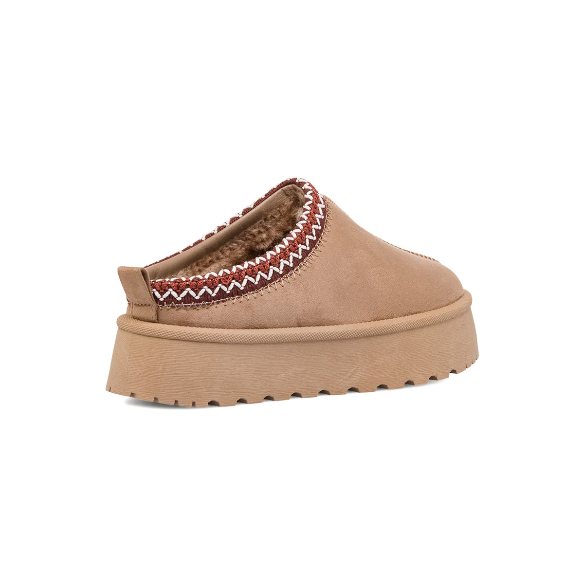 Sabot imbottite da donna khaki con dettaglio cucitura Lora Ferres - Image 6