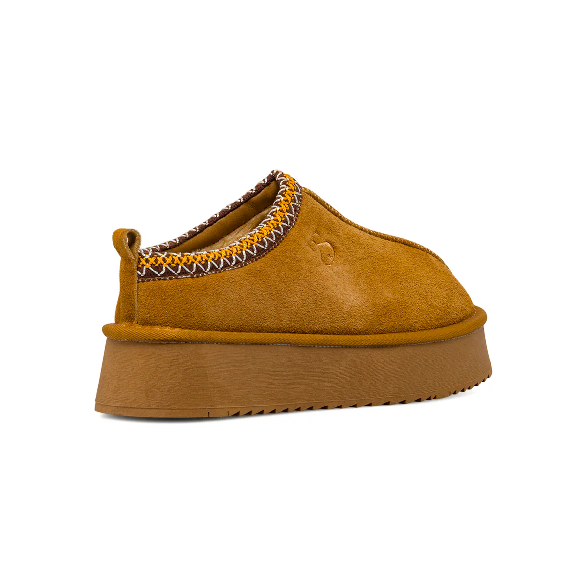 Sabot imbottiti da donna ocra Solo Soprani in pelle scamosciata - Image 3
