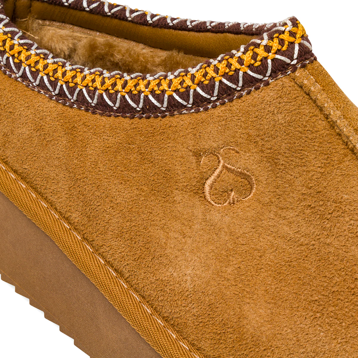 Sabot imbottiti da donna ocra Solo Soprani in pelle scamosciata - Image 5