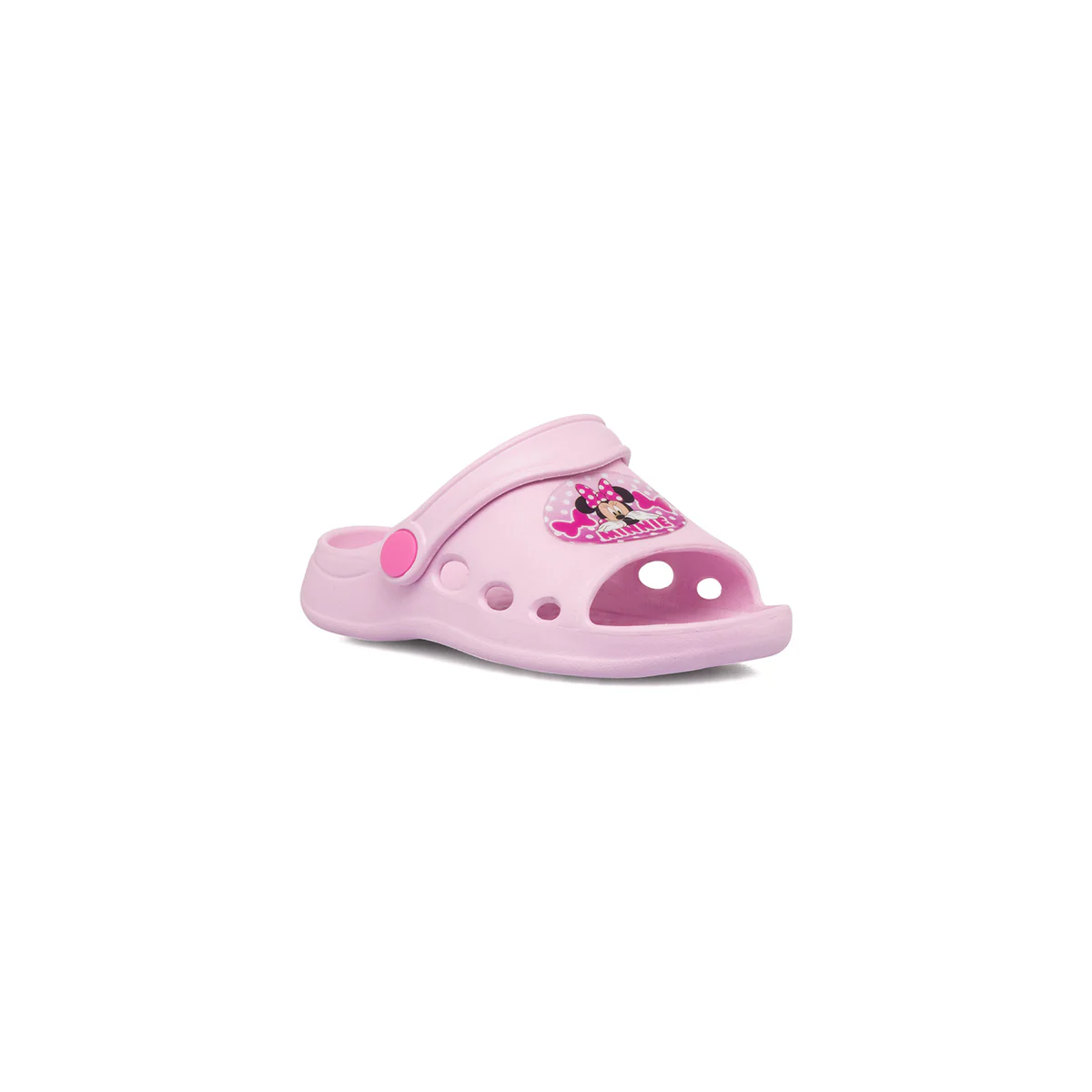 Sabot rosa da bambina con logo Minnie - Image 2