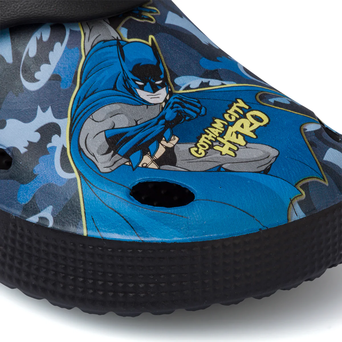 Sabot traforate nere da bambino con logo Batman - Image 5