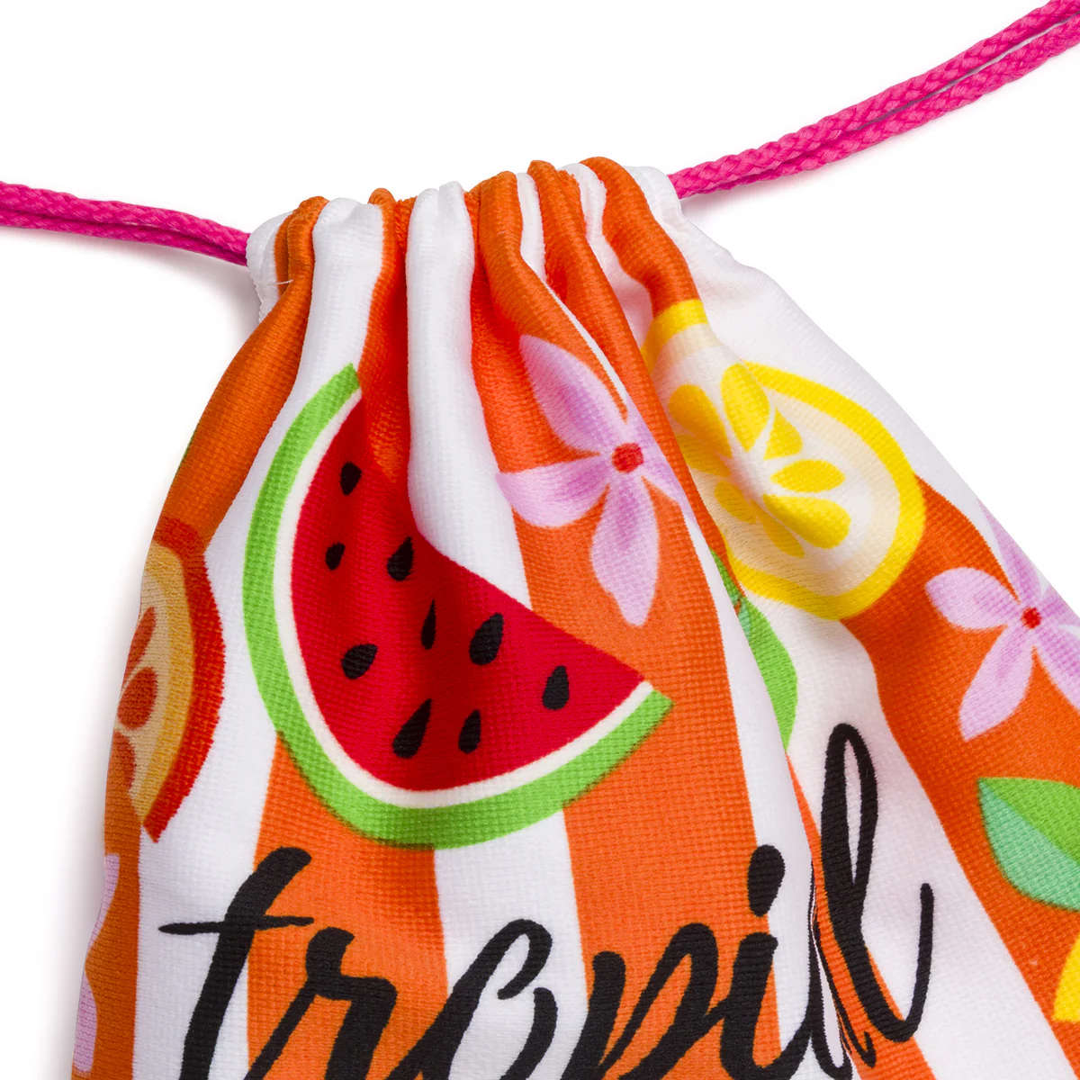 Sacca Mare Camomilla Milano Donna Fantasia Tropical Love con coulisse - Image 3
