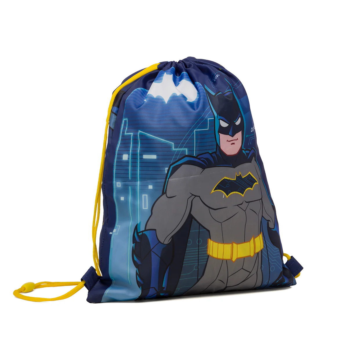 Sacca portatutto blu con stampa Batman - Image 3