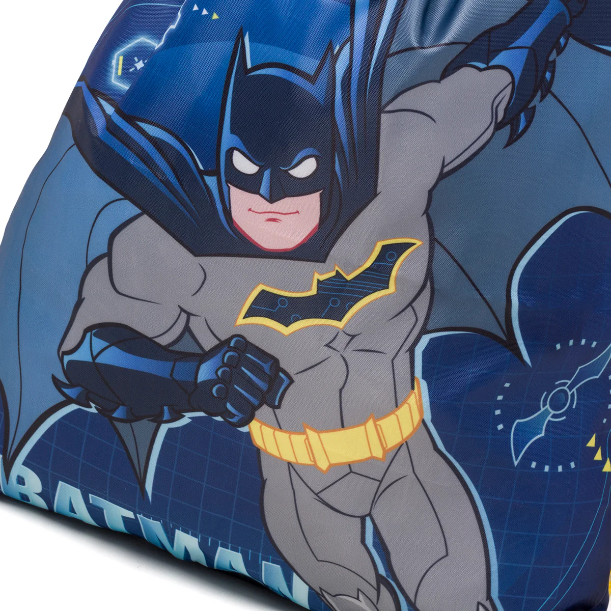 Sacca portatutto blu con stampa Batman - Image 4