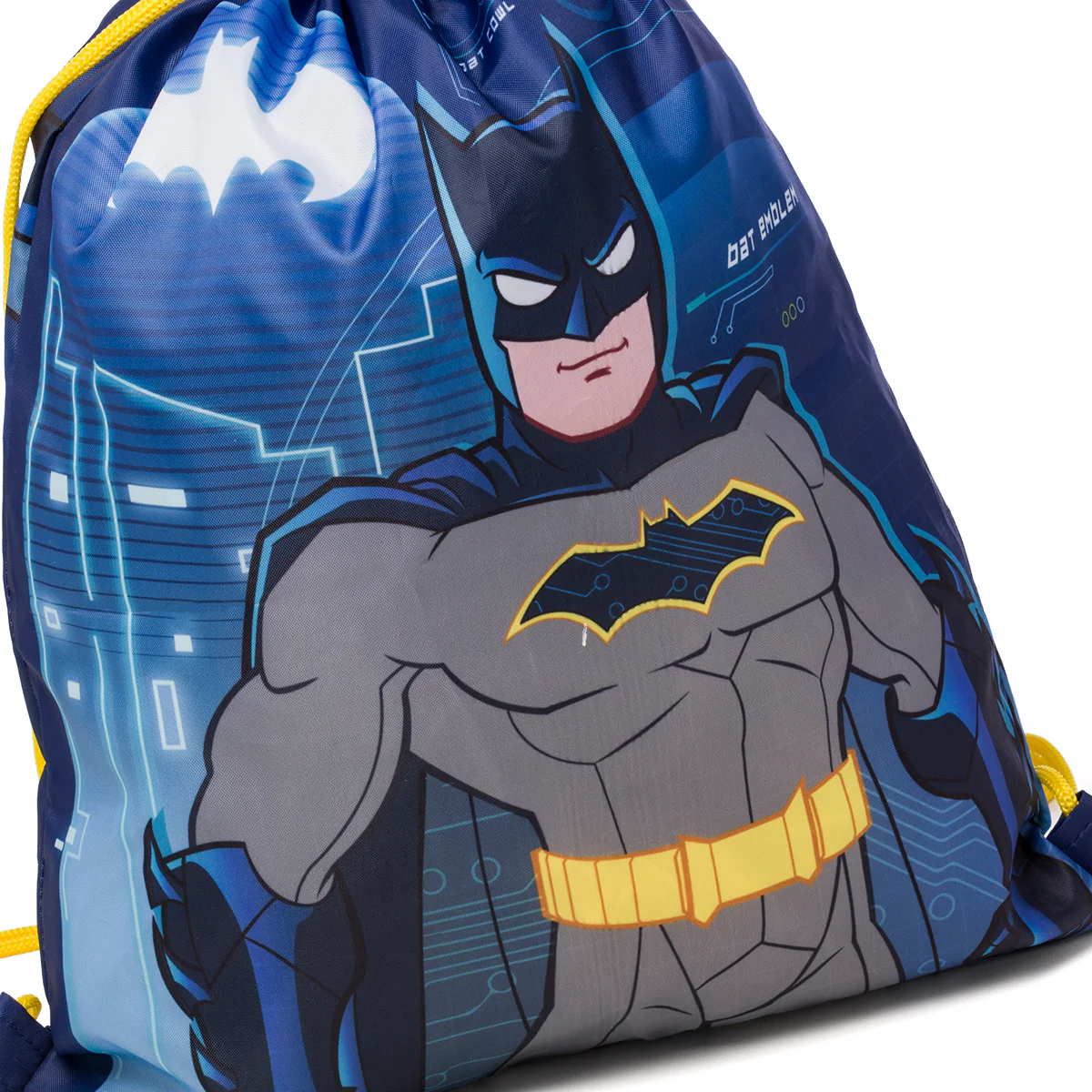 Sacca portatutto blu con stampa Batman - Image 5