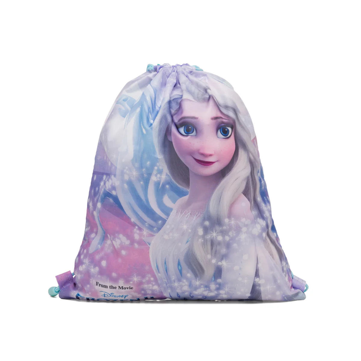 Sacca portatutto lilla con stampa Frozen