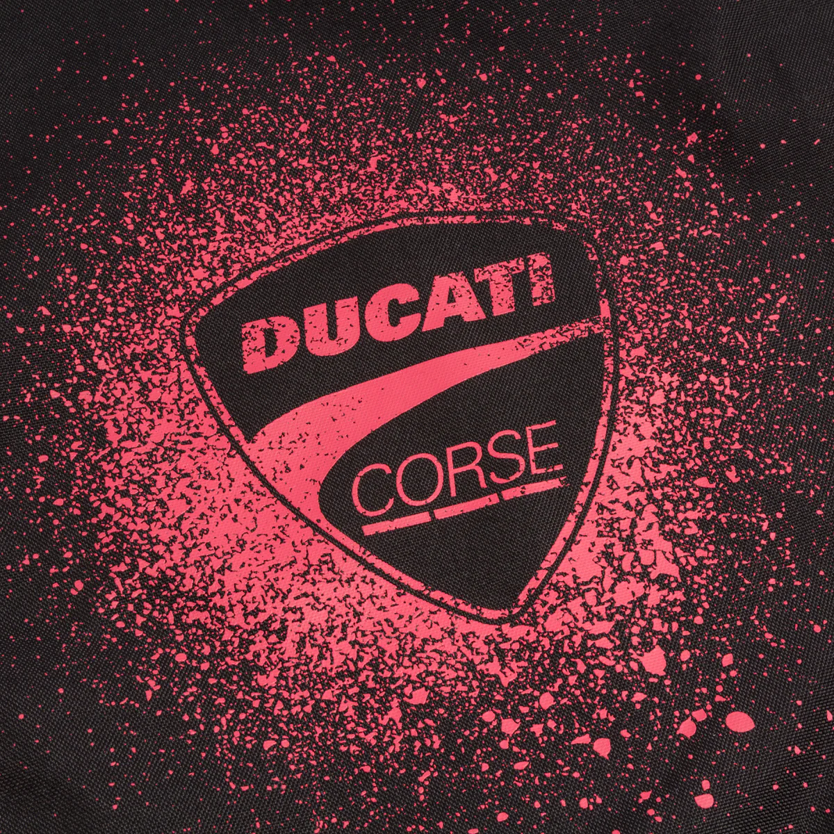 Sacca Zaino nera con Stampa e logo rosso Ducati Corse - Image 3