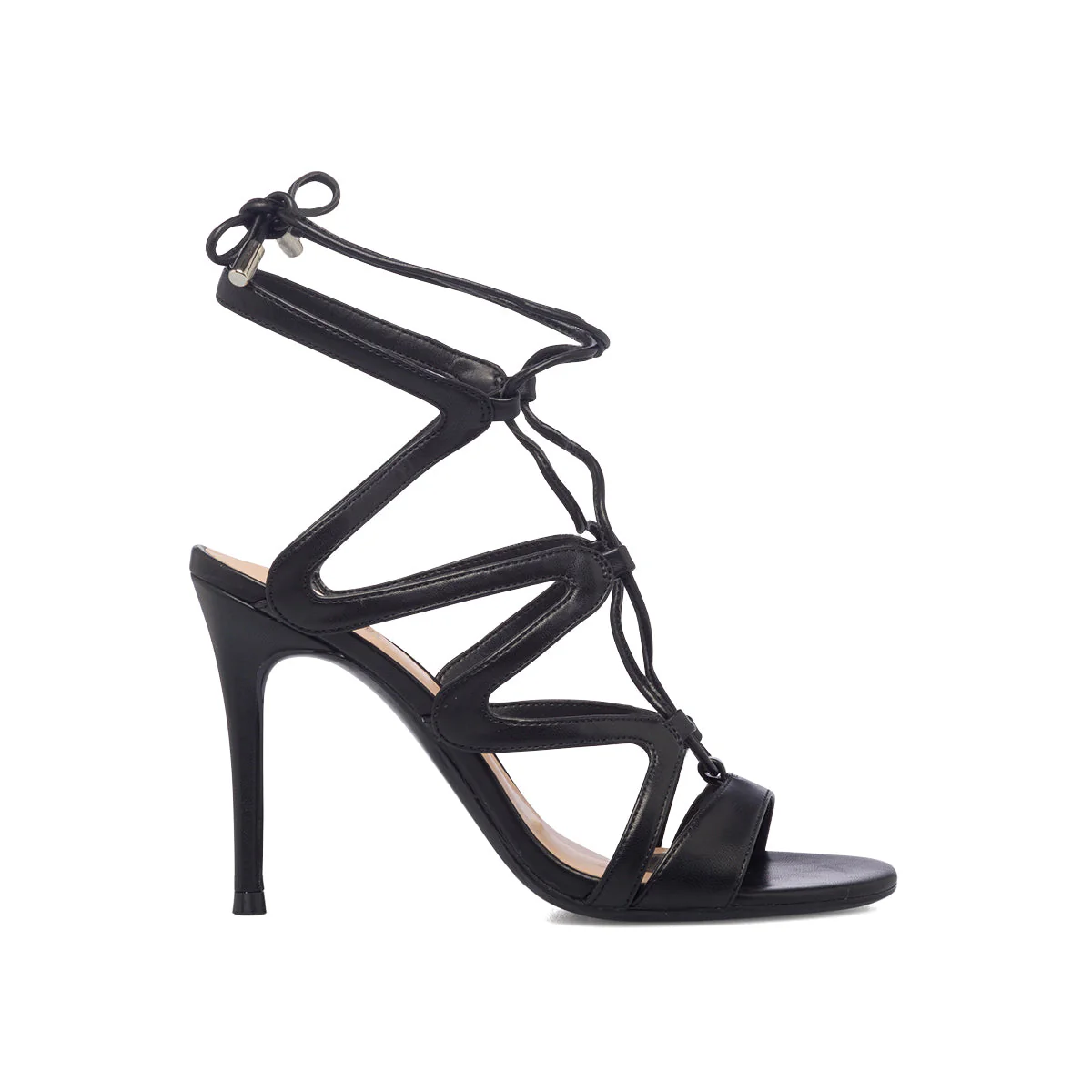 Sandali alla schiava neri da donna con tacco a spillo 9 cm Swish Jeans - Image 5