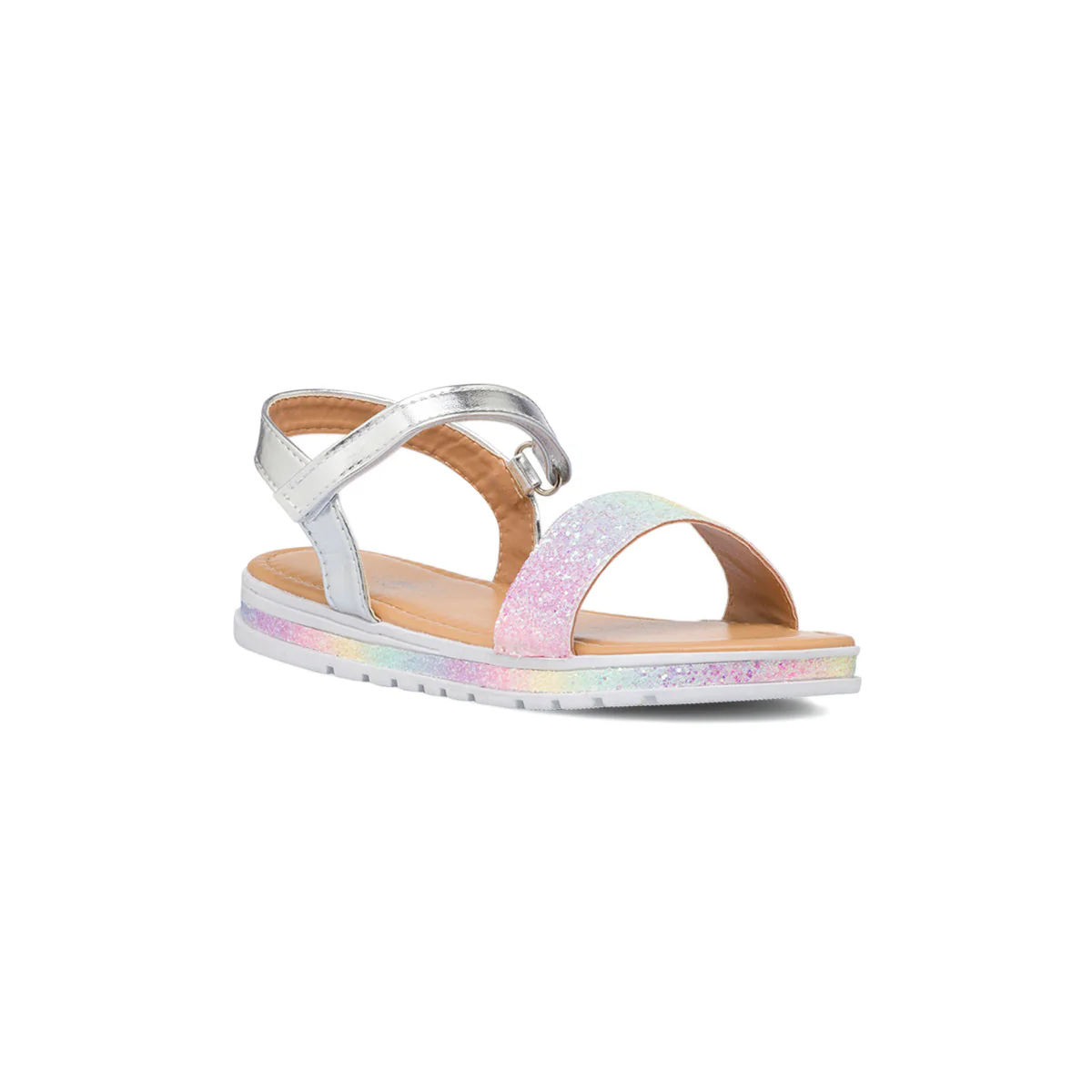 Sandali argento con glitter da bambina Le scarpe di Alice - Image 2