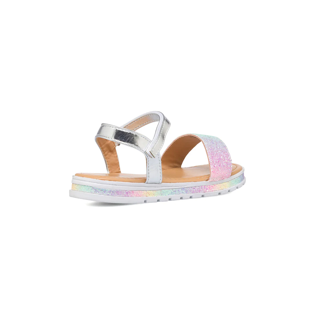 Sandali argento con glitter da bambina Le scarpe di Alice - Image 3