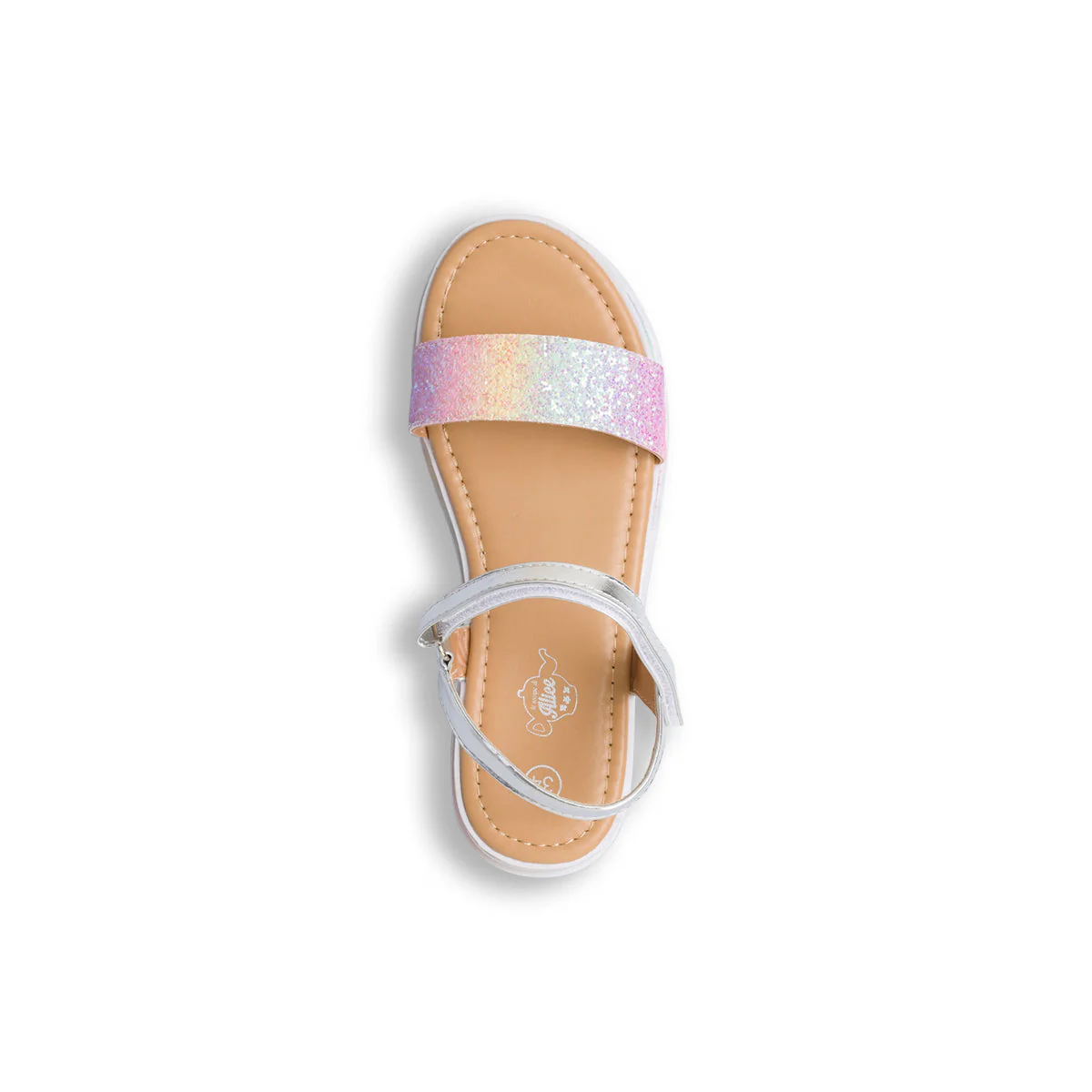 Sandali argento con glitter da bambina Le scarpe di Alice - Image 6