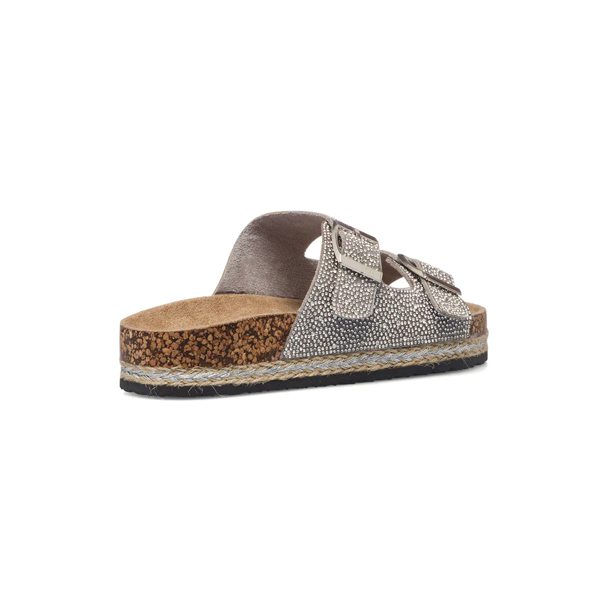 Sandali argento da donna con strass Lora Ferres - Image 11
