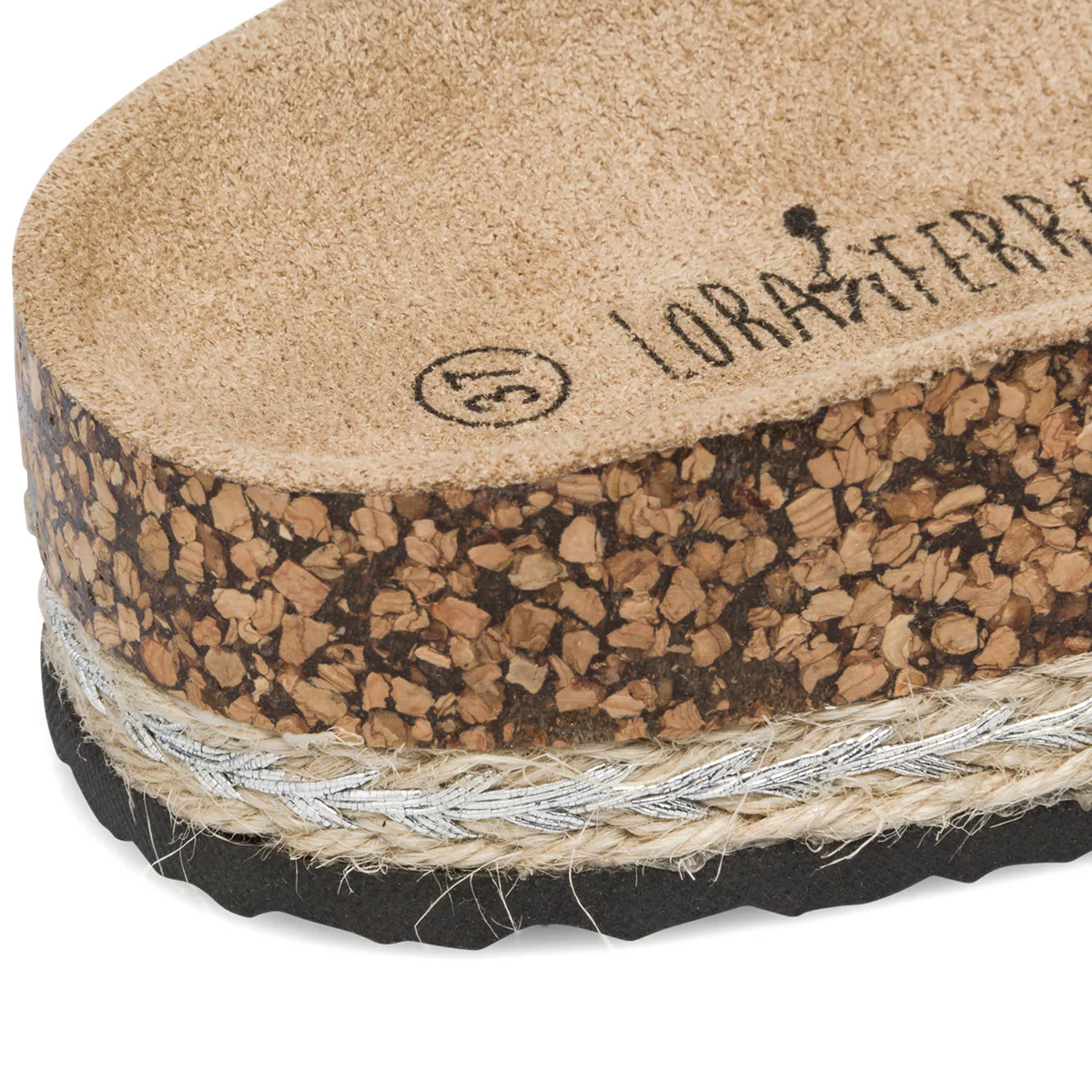Sandali argento da donna con strass Lora Ferres - Image 15