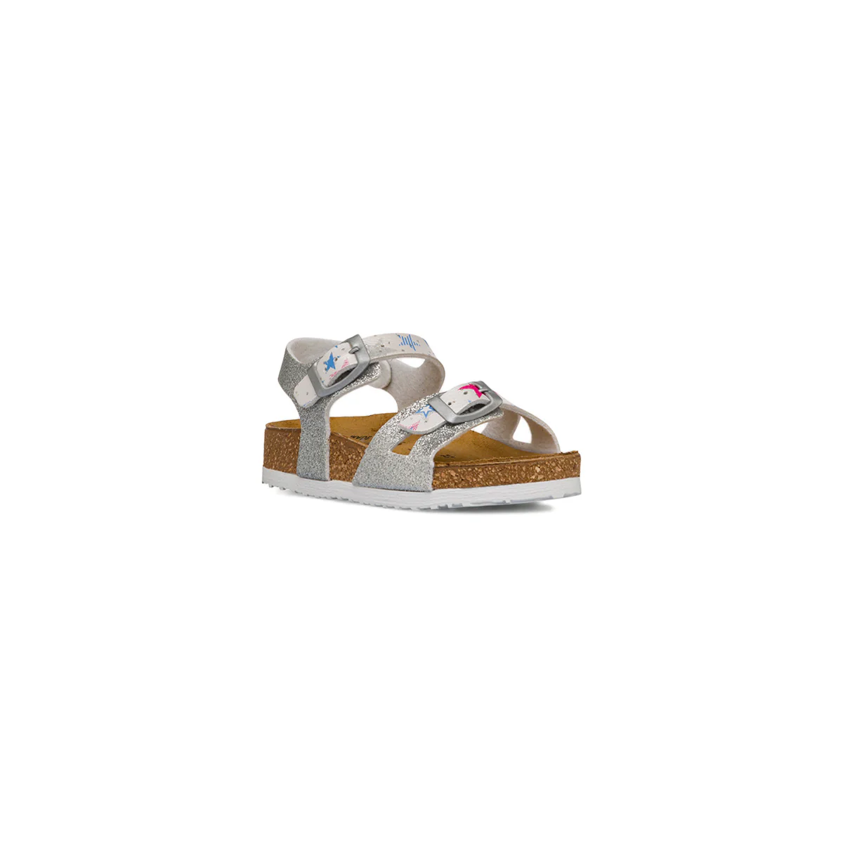 Sandali argento glitter da Bambina con stampa stelle Settenote - Image 2