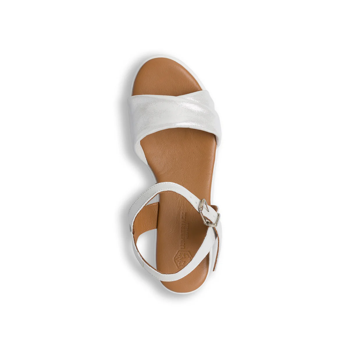 Sandali argento in pelle da donna con zeppa 7 cm Lumberjack Marty - Image 7