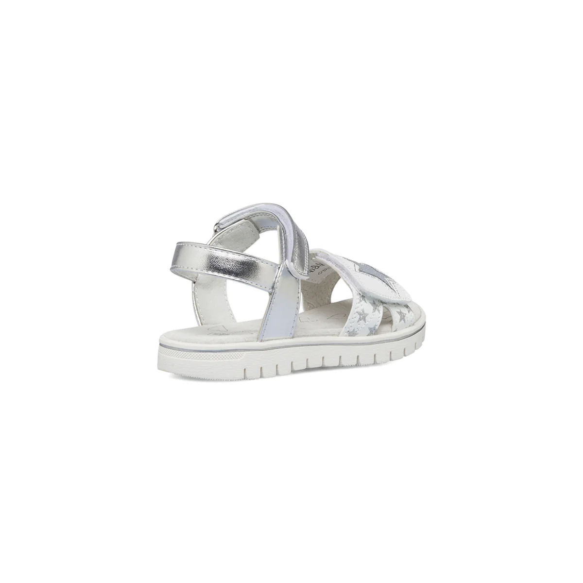 Sandali argento laminati da bambina con stelline glitterate Lumberjack Lara - Image 3