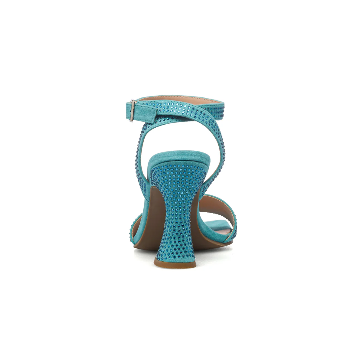 Sandali gioiello azzurri da donna con strass e tacco 9 cm Swish Jeans - Image 12