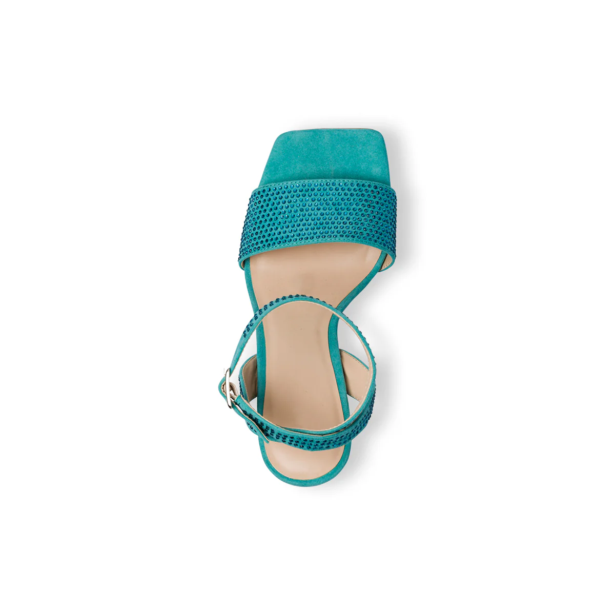 Sandali gioiello azzurri da donna con strass e tacco 9 cm Swish Jeans - Image 16