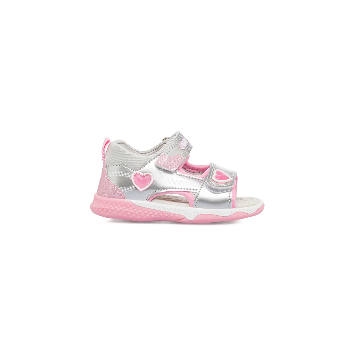 Sandali bambina primi passi argento Primigi Baby Active