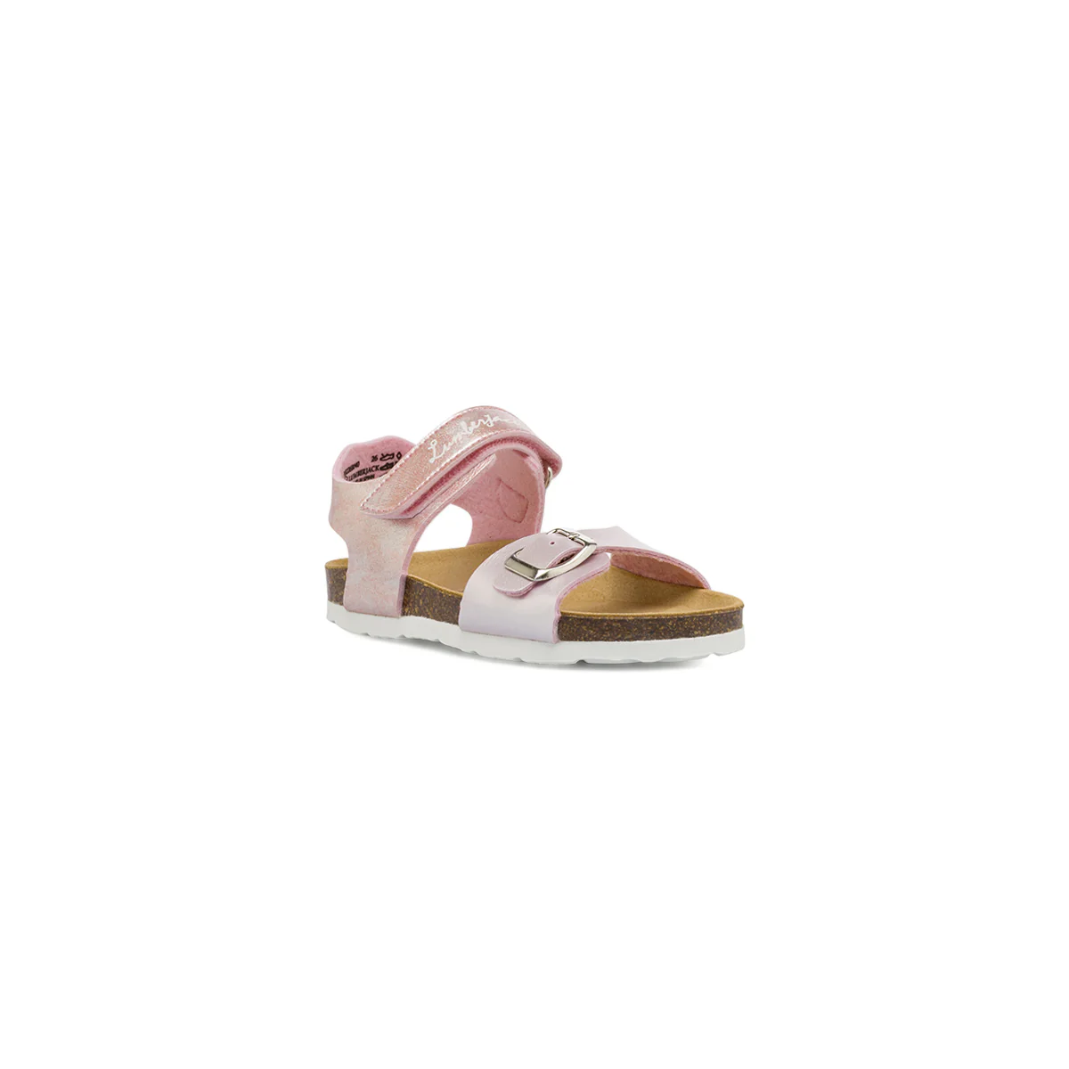 Sandali Bambina rosa effetto perlato con soletta in pelle Lumberjack - Image 2