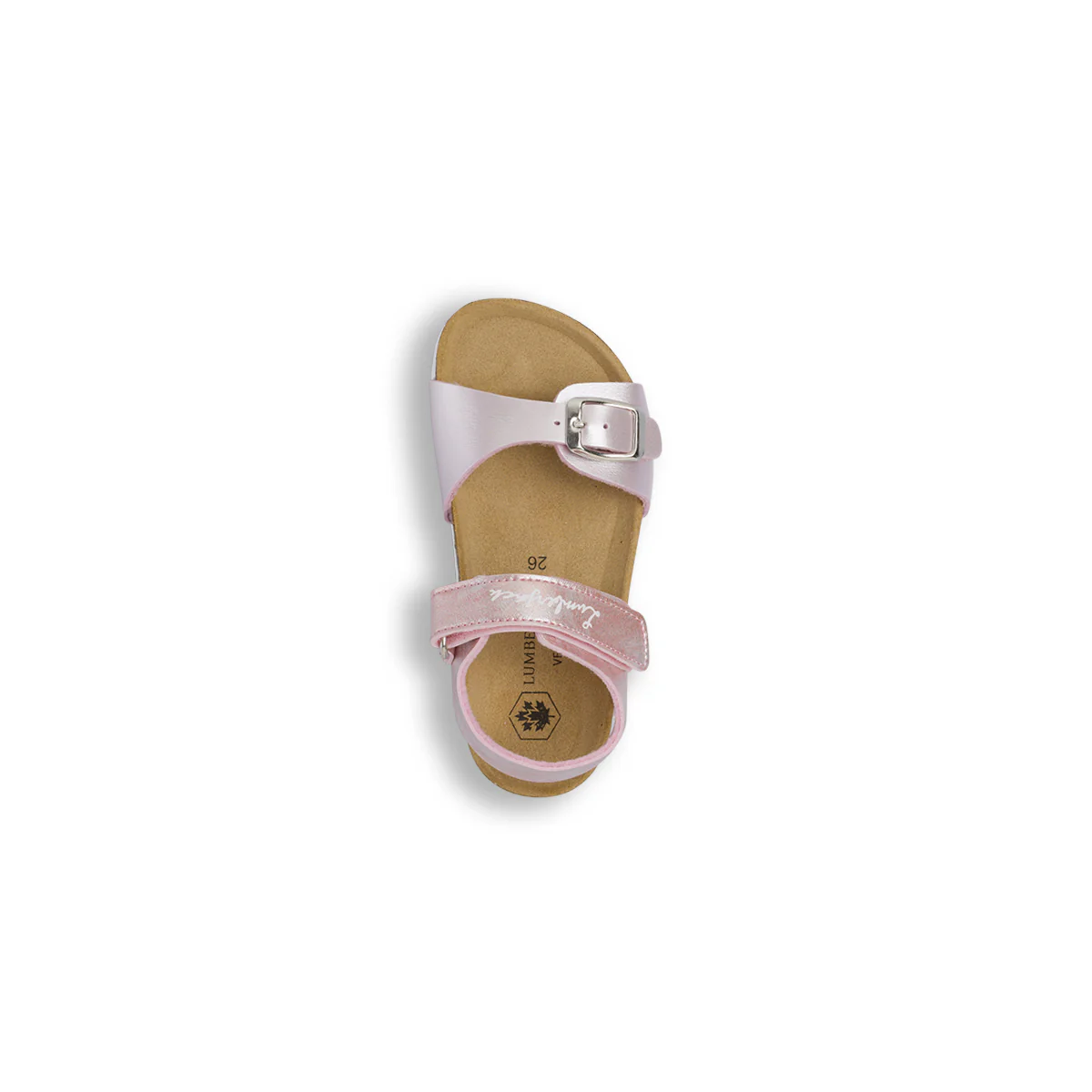 Sandali Bambina rosa effetto perlato con soletta in pelle Lumberjack - Image 6