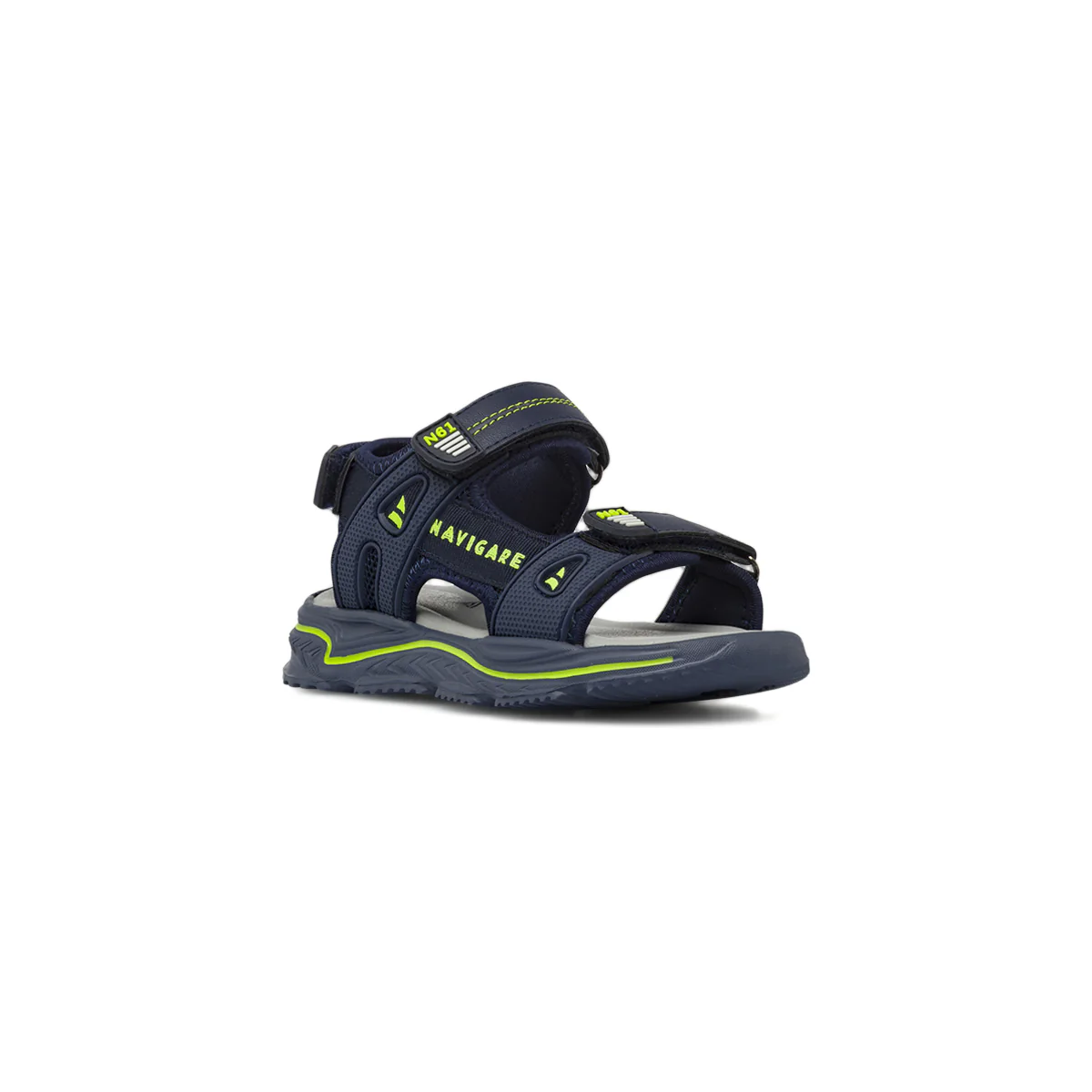 Sandali Bambino Blu con triplo strappo e suola grip Navigare - Image 2