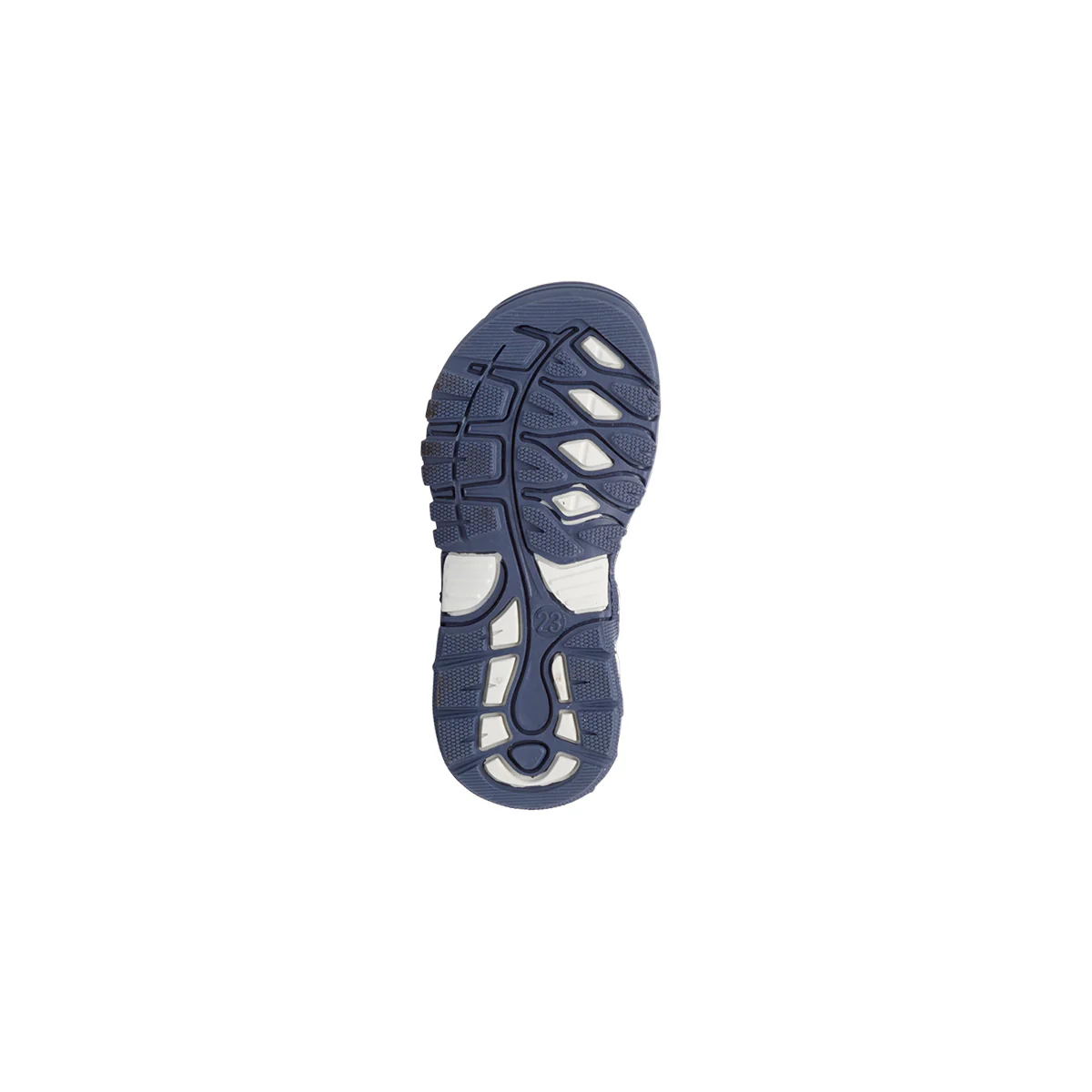 Sandali bambino primi passi blu navy e rossi con logo Birilli&Monelli - Image 4