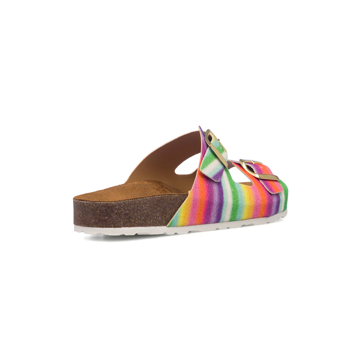 Sandali bassi arcobaleno glitterati da donna Lora Ferres On The Beach - Image 3