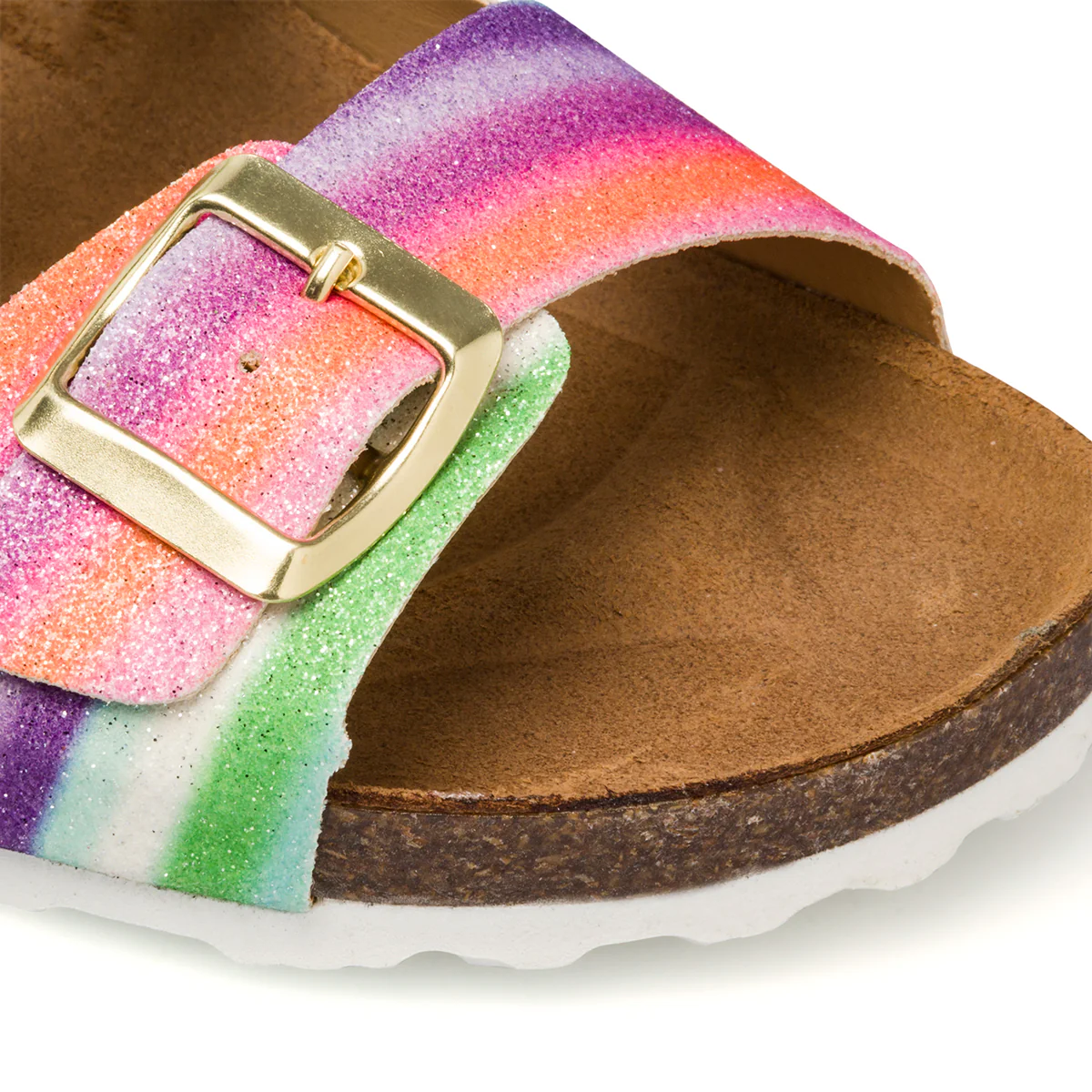 Sandali bassi arcobaleno glitterati da donna Lora Ferres On The Beach - Image 5